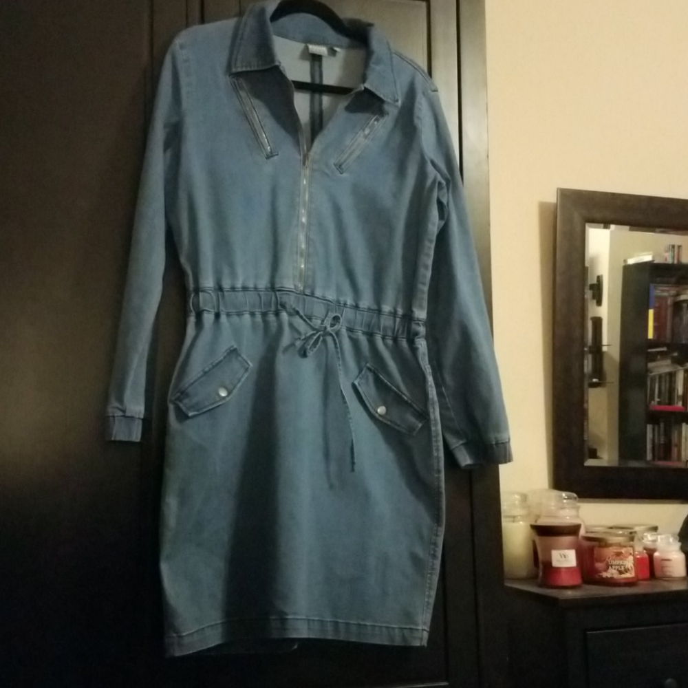 70's style Jean dress